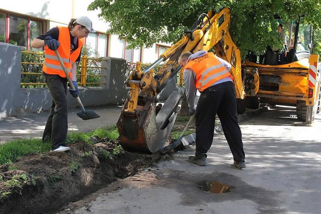 Aušros gatvė bus išasfaltuota už pusę milijono