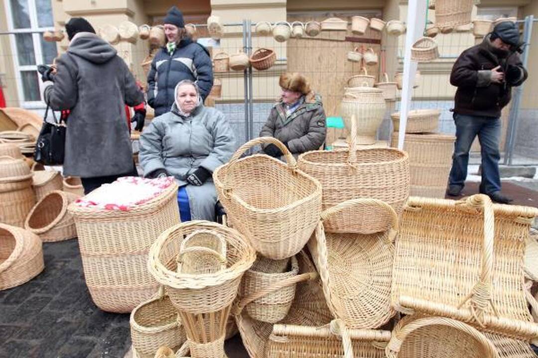 Kaziuko mugėje R.Alekna mokėsi kalti pinigus