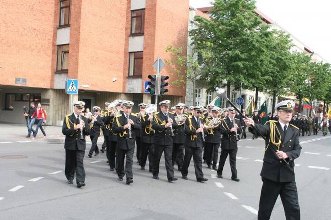 Vilties ir gedulo dieną Klaipėdoje priminė žilagalvių eisena