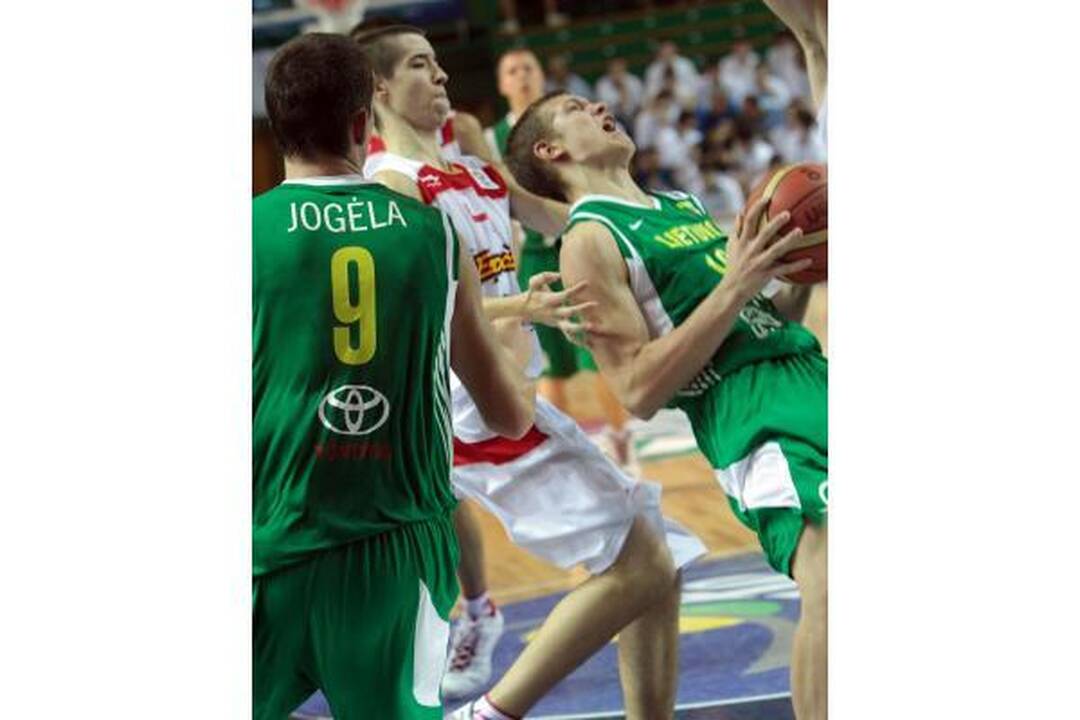 Jaunučių čempionato finalas: Lietuva - Ispanija 64:70
