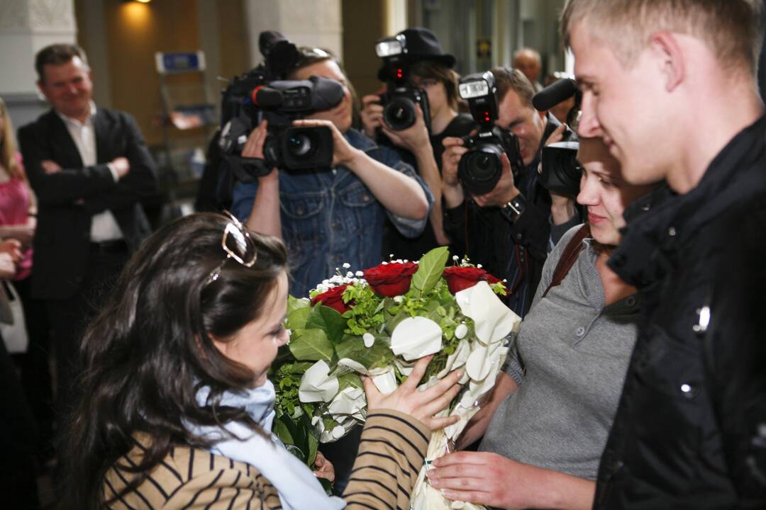 "Eurovizija 2011": Evelina Sašenko jau sugrįžo į Vilnių