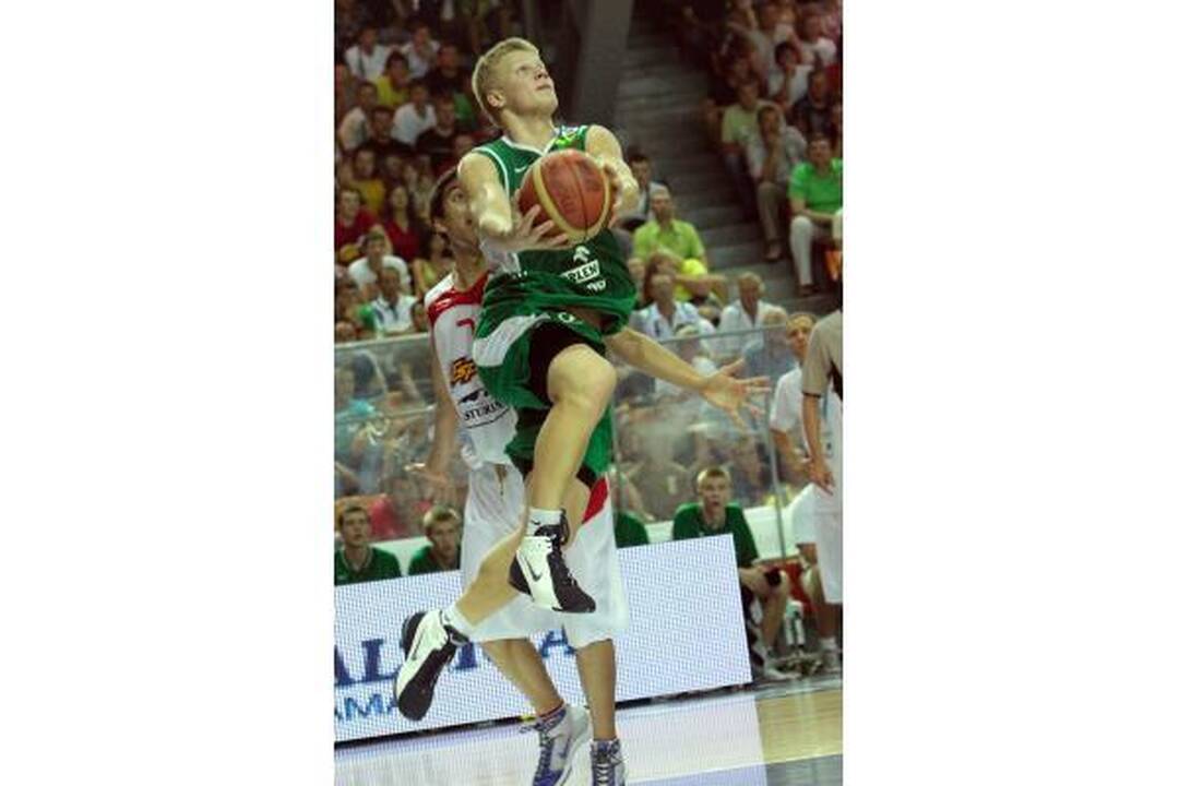 Jaunučių čempionato finalas: Lietuva - Ispanija 64:70
