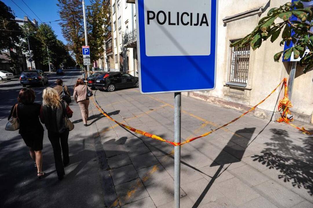 Centro policijos komisariate – aliarmas dėl sprogmenų