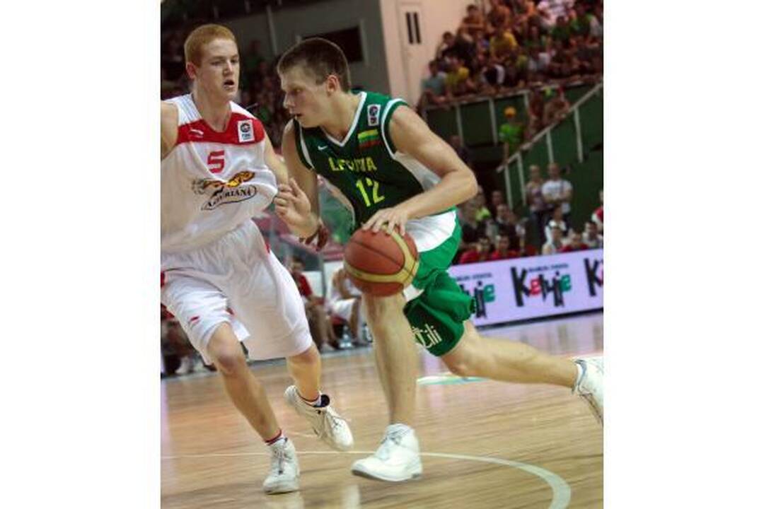 Jaunučių čempionato finalas: Lietuva - Ispanija 64:70