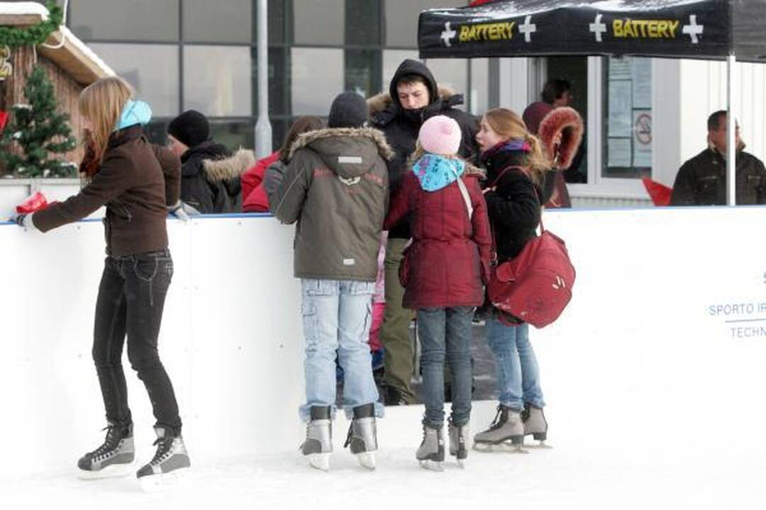 Nemokamos čiuožyklos Vilniuje gali atsirasti dar šiemet
