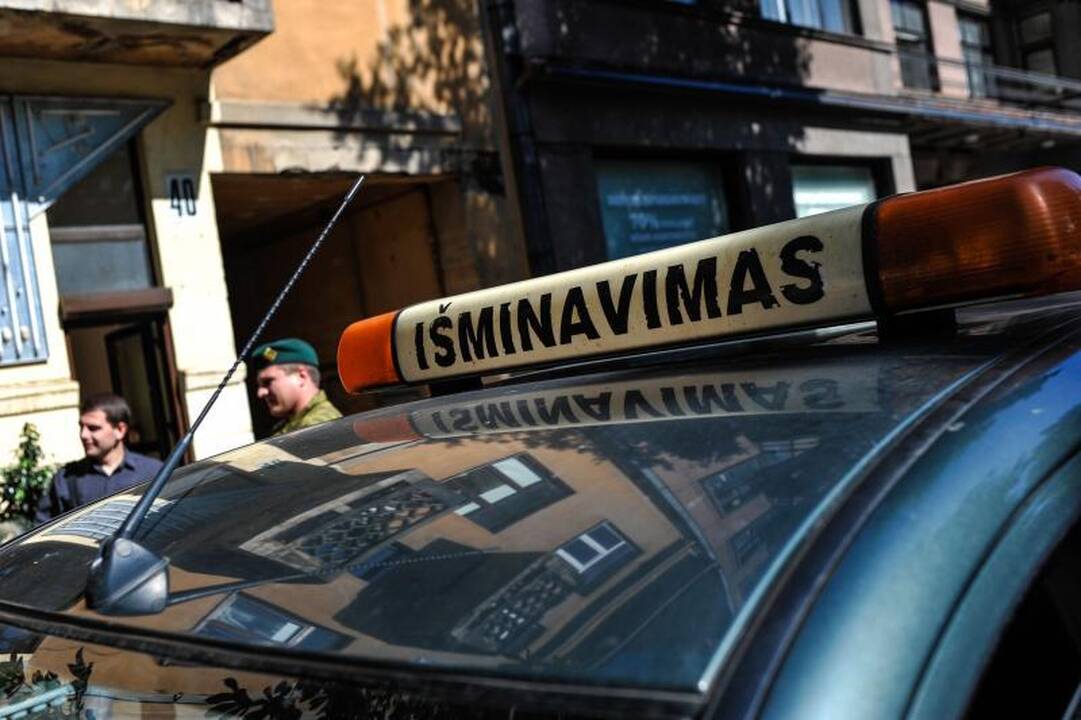 Centro policijos komisariate – aliarmas dėl sprogmenų