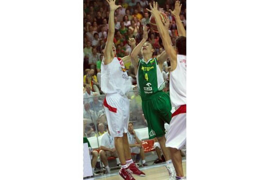 Jaunučių čempionato finalas: Lietuva - Ispanija 64:70