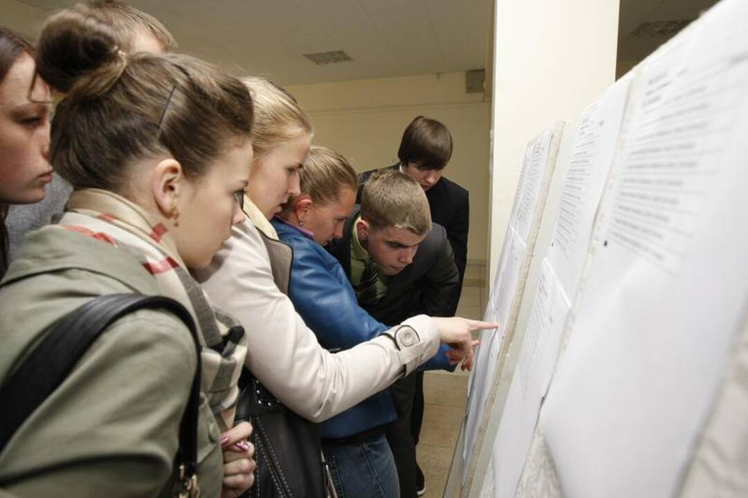 Egzamino rezultatai
