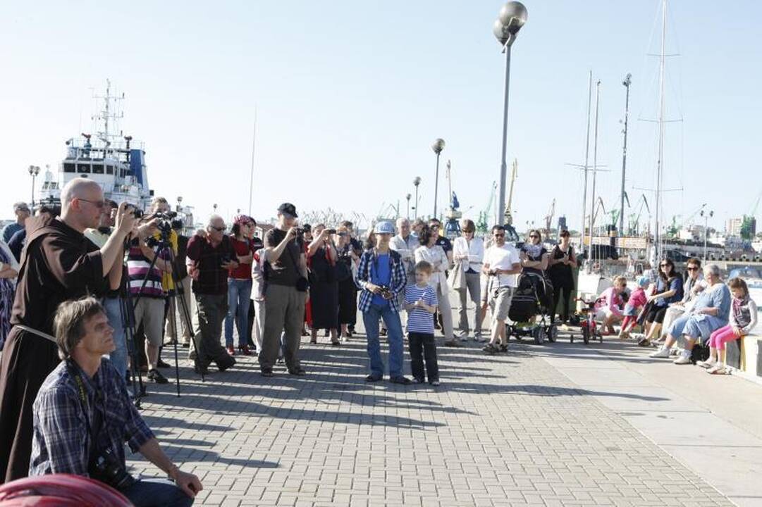 Kruizinių laivų terminale – „Vilties misijos 2012“ išlydėtuvės