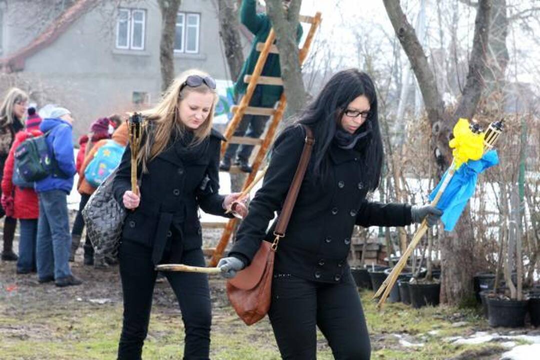 Žemės dienai – linksmas šurmulys Botanikos sode