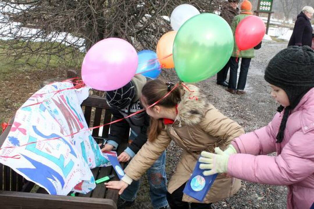 Žemės dienai – linksmas šurmulys Botanikos sode