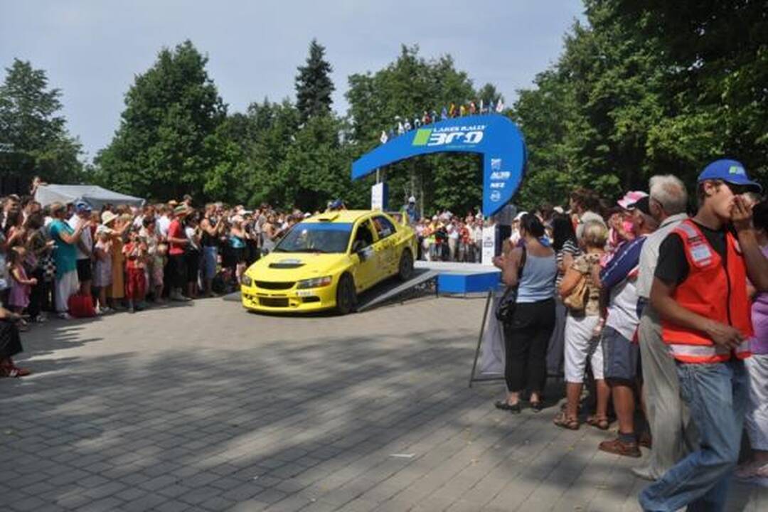 Zarasų „300 ežerų ralio“ nugalėtojas - Vytautas Švedas