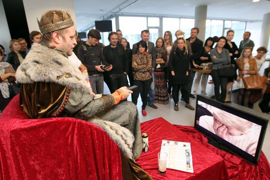 Mindaugo trienalėje - šių dienų karalius Mindė 