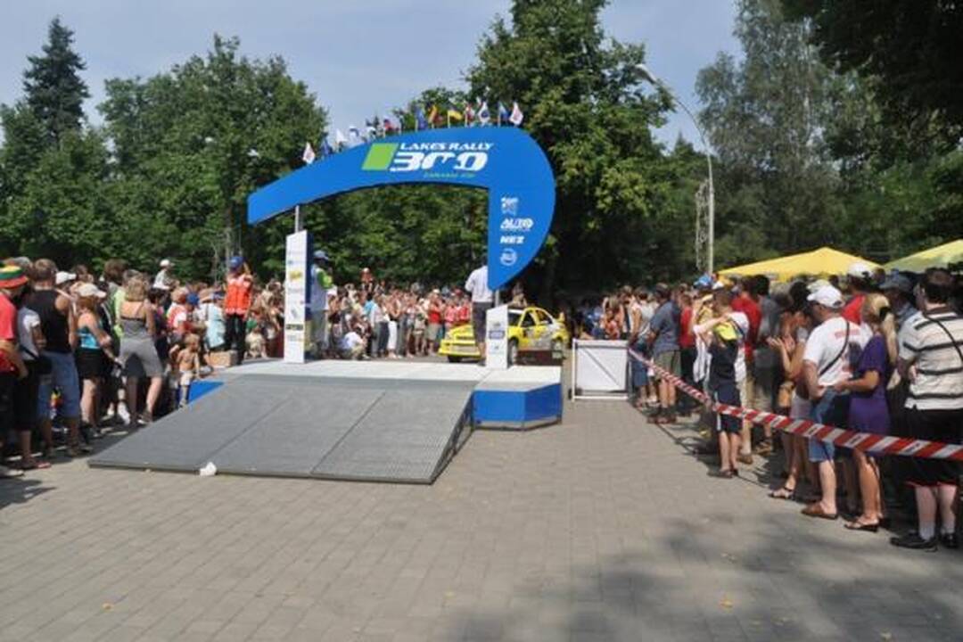 Zarasų „300 ežerų ralio“ nugalėtojas - Vytautas Švedas