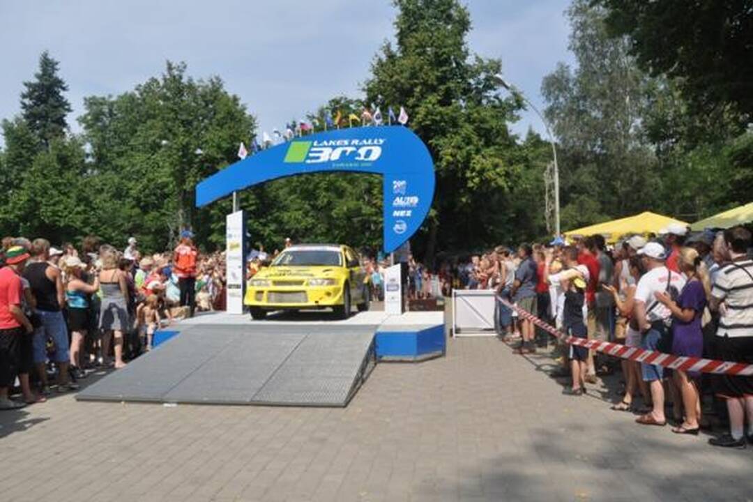 Zarasų „300 ežerų ralio“ nugalėtojas - Vytautas Švedas