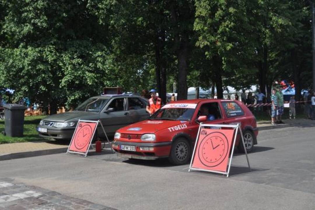 Zarasų „300 ežerų ralio“ nugalėtojas - Vytautas Švedas
