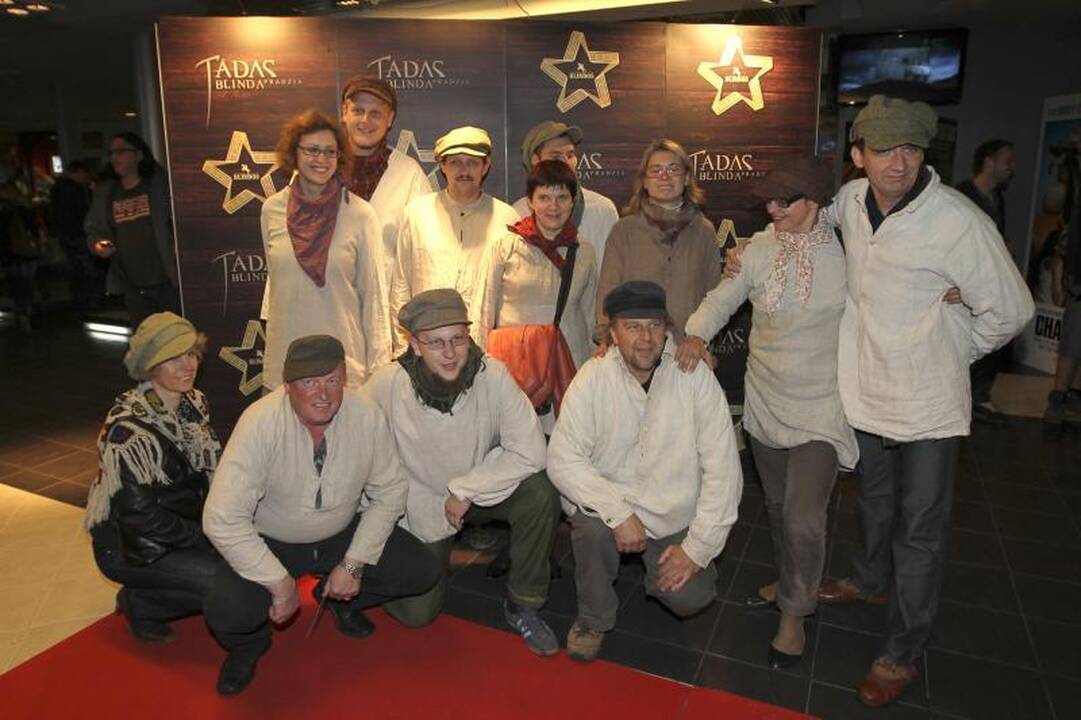 Į filmo premjerą M.Jankavičius atjojo ant žirgo