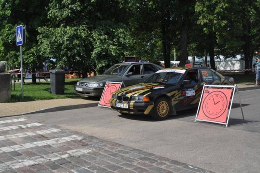 Zarasų „300 ežerų ralio“ nugalėtojas - Vytautas Švedas