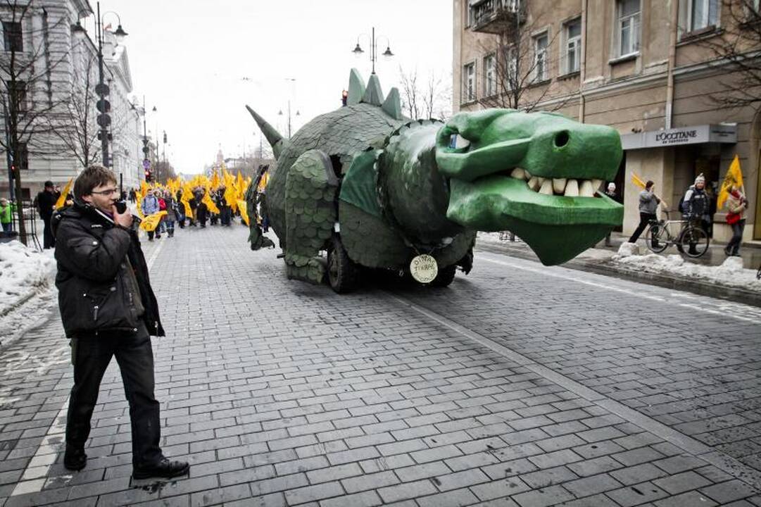 Sniego nepabūgęs Dinas Zauras vėl nukeliavo pas filologes