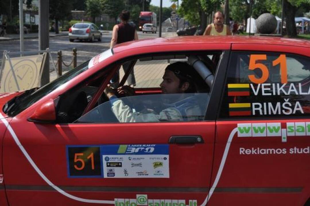Zarasų „300 ežerų ralio“ nugalėtojas - Vytautas Švedas