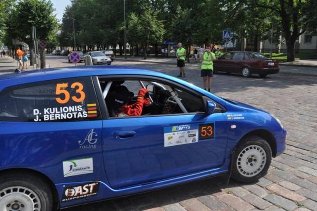 Zarasų „300 ežerų ralio“ nugalėtojas - Vytautas Švedas