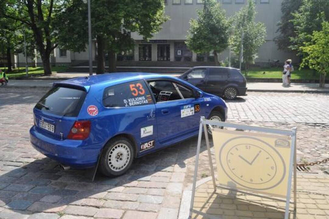 Zarasų „300 ežerų ralio“ nugalėtojas - Vytautas Švedas
