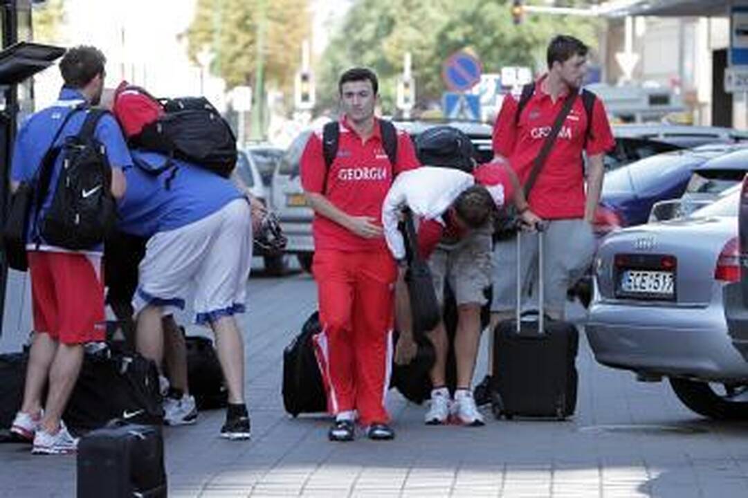 Pirmieji į Klaipėdą pasibeldė Gruzijos krepšininkai 