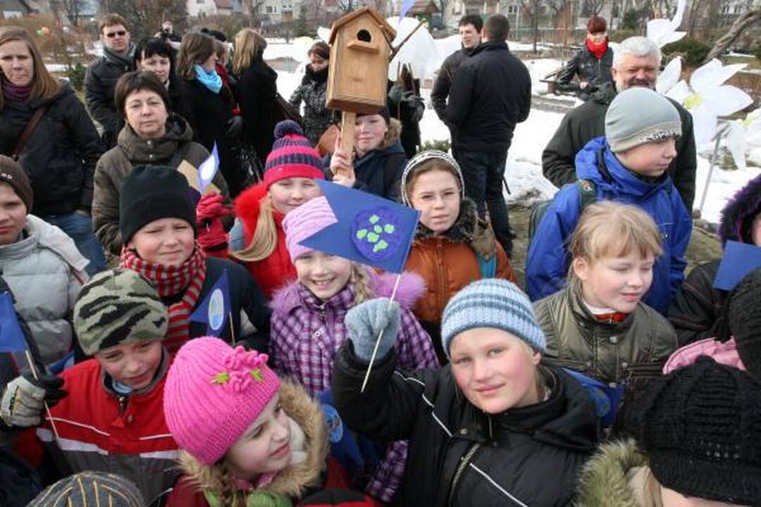 Žemės dienai – linksmas šurmulys Botanikos sode