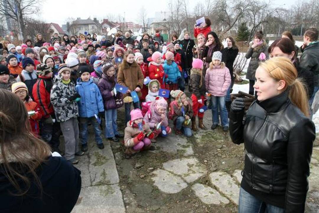 Žemės dienai – linksmas šurmulys Botanikos sode