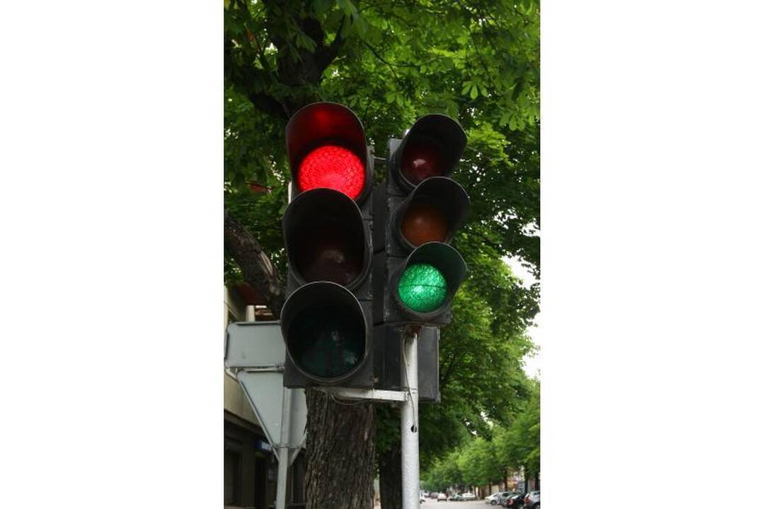 Avarijos kaltininkas – žalias šviesoforo signalas