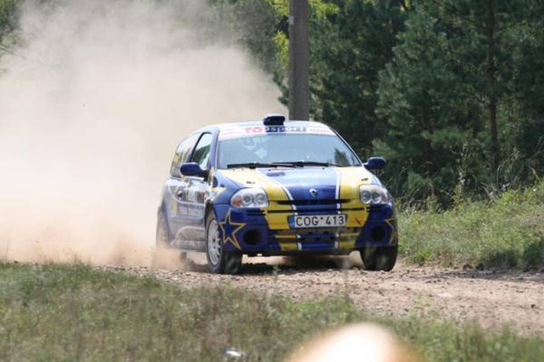 Zarasų „300 ežerų ralio“ nugalėtojas - Vytautas Švedas