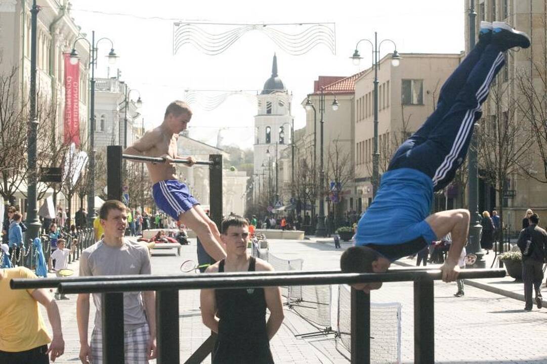 Vilniečiai kviečiami sportuoti sostinės centre