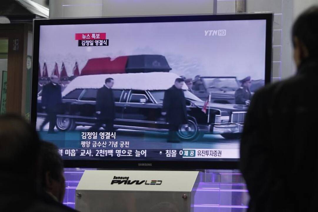 Šiaurės Korėjoje baigėsi Kim Jong Ilo laidotuvių ceremonija