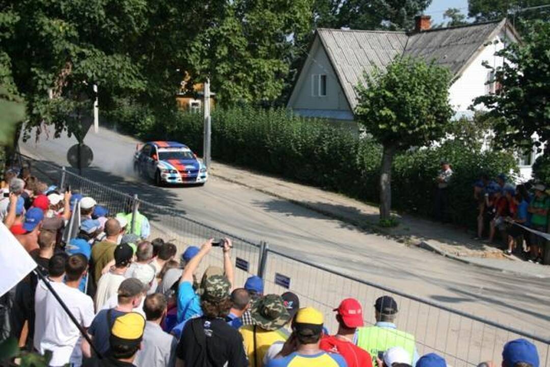 Zarasų „300 ežerų ralio“ nugalėtojas - Vytautas Švedas