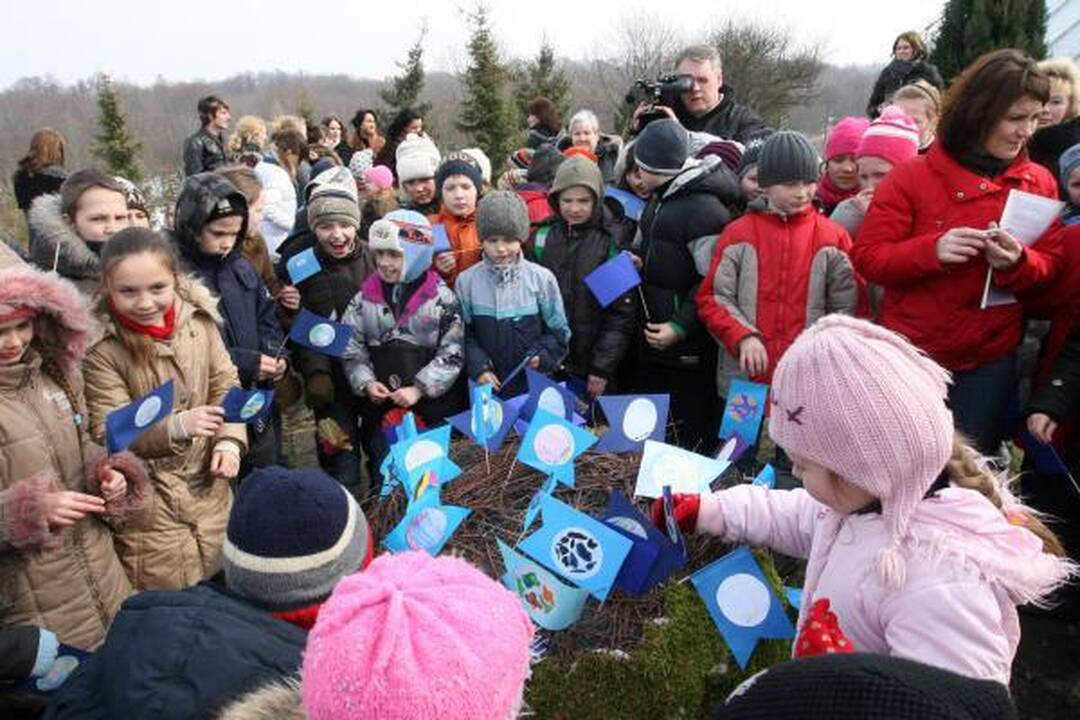 Žemės dienai – linksmas šurmulys Botanikos sode