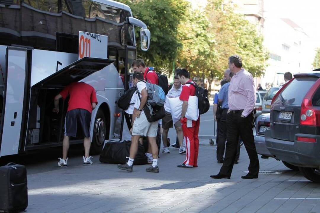 Pirmieji į Klaipėdą pasibeldė Gruzijos krepšininkai 