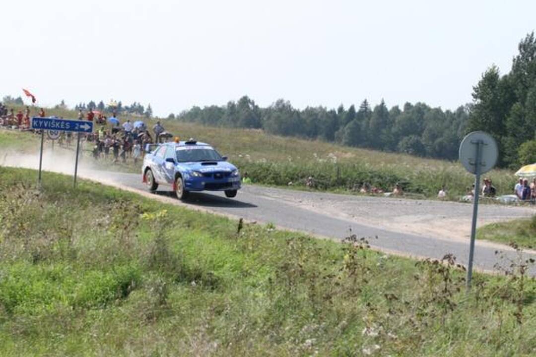 Zarasų „300 ežerų ralio“ nugalėtojas - Vytautas Švedas
