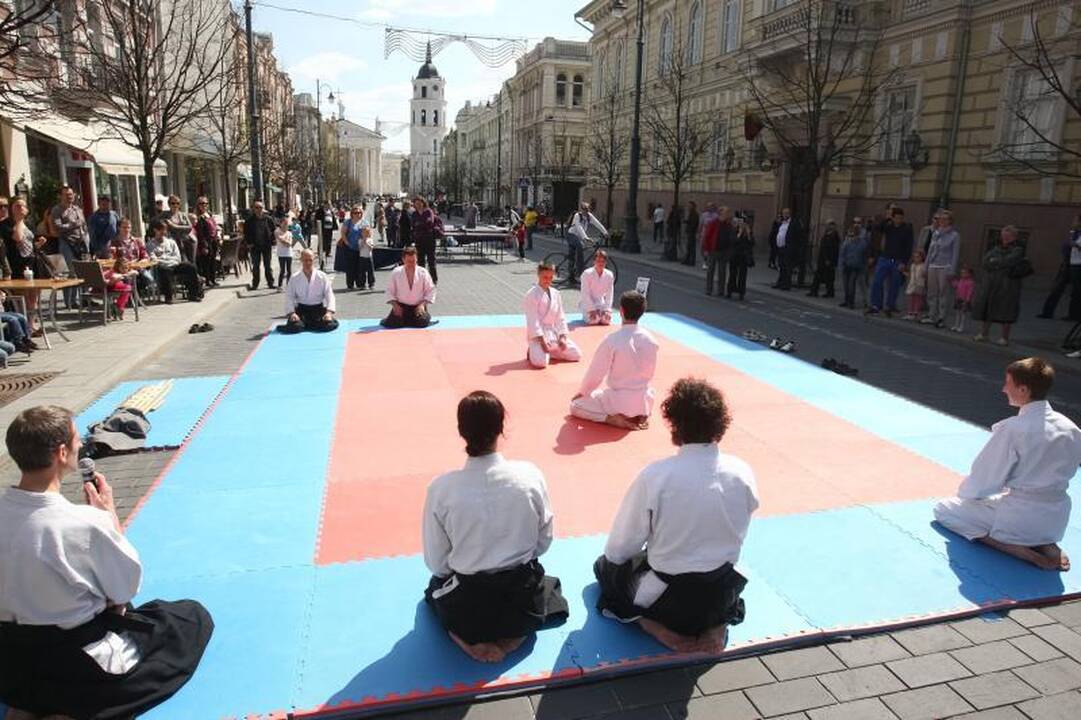 Vilniečiai kviečiami sportuoti sostinės centre