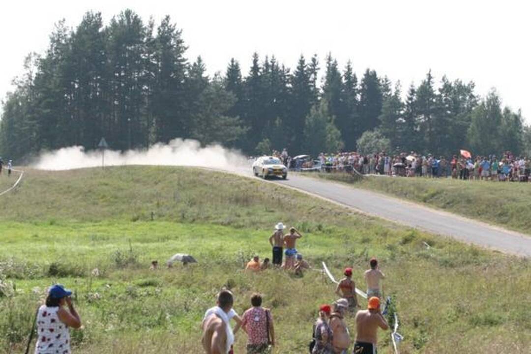 Zarasų „300 ežerų ralio“ nugalėtojas - Vytautas Švedas