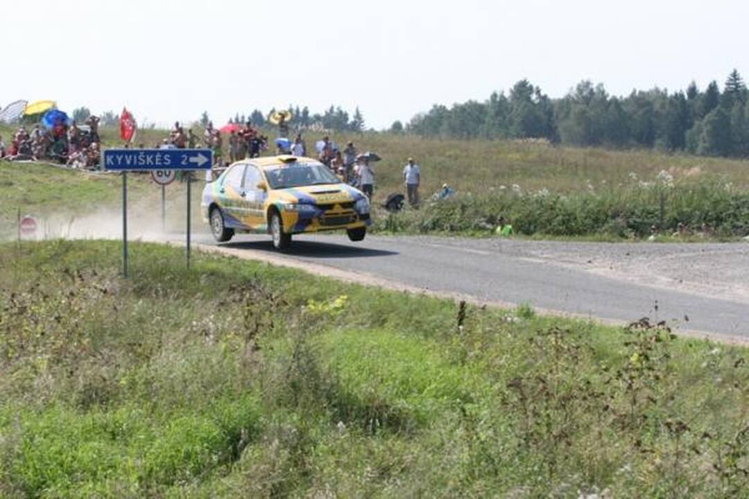 Zarasų „300 ežerų ralio“ nugalėtojas - Vytautas Švedas