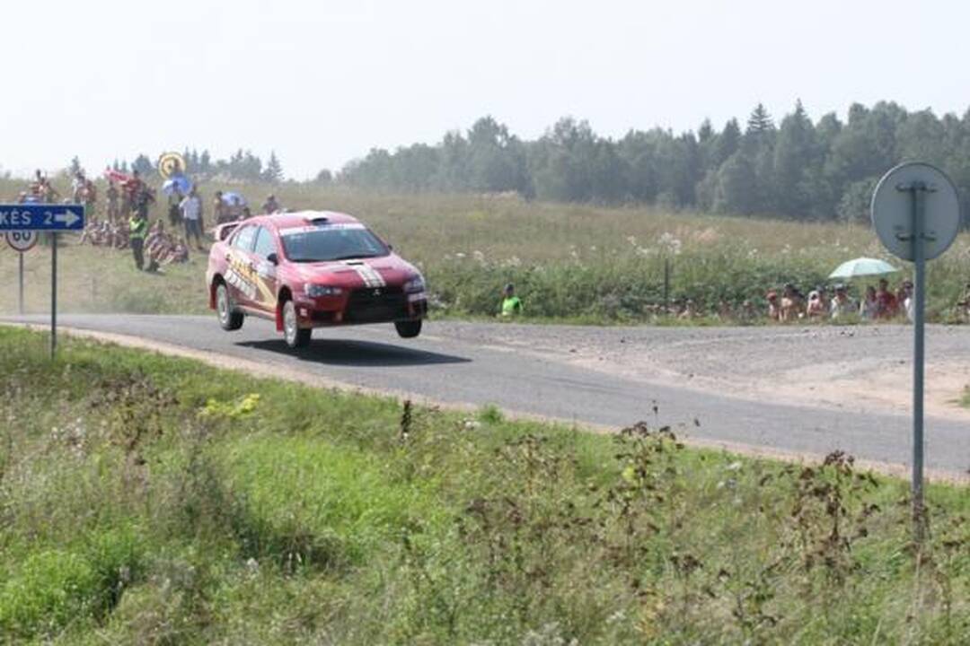 Zarasų „300 ežerų ralio“ nugalėtojas - Vytautas Švedas