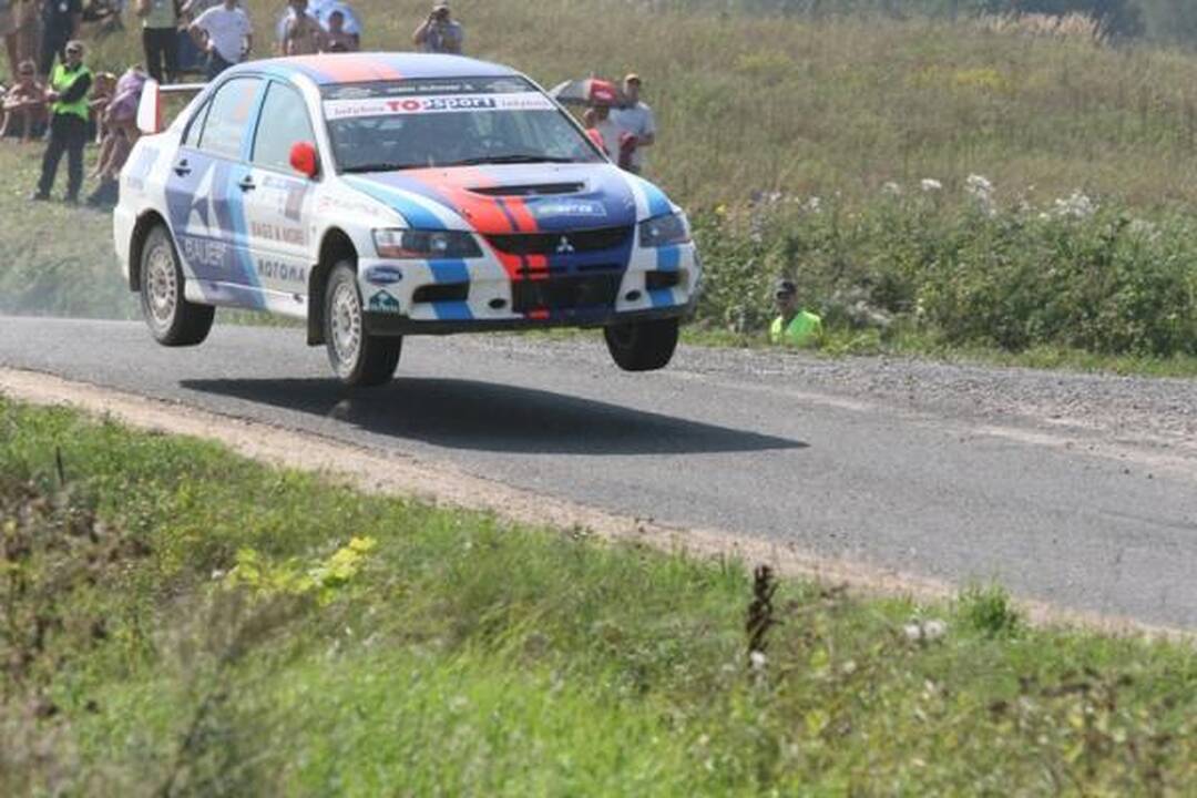 Zarasų „300 ežerų ralio“ nugalėtojas - Vytautas Švedas