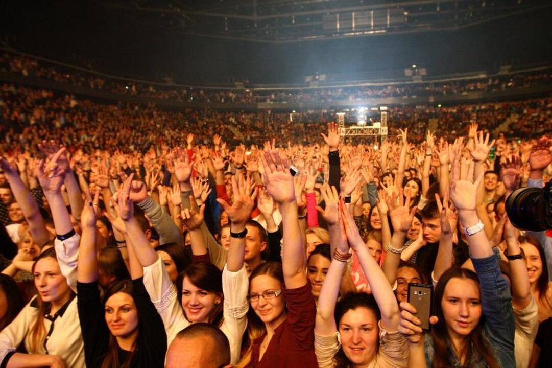 Kauno „Žalgirio“ arenoje šėlo Rusijos reperio Timati gerbėjai