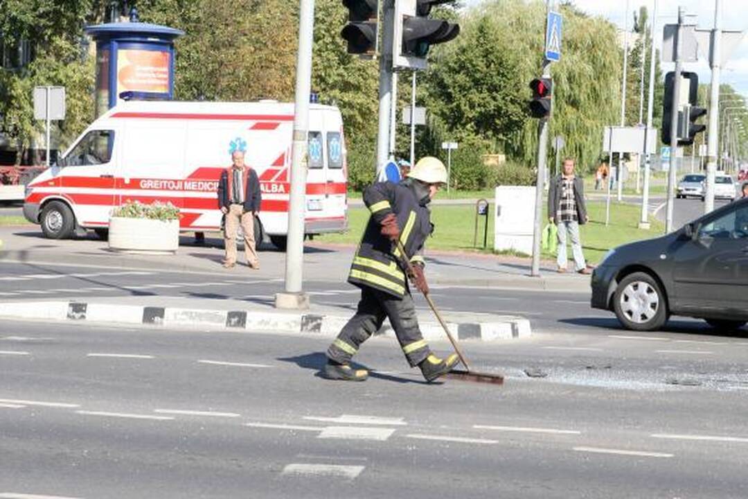 Klaipėdoje į avariją pateko Rusijos konsulato automobilis 