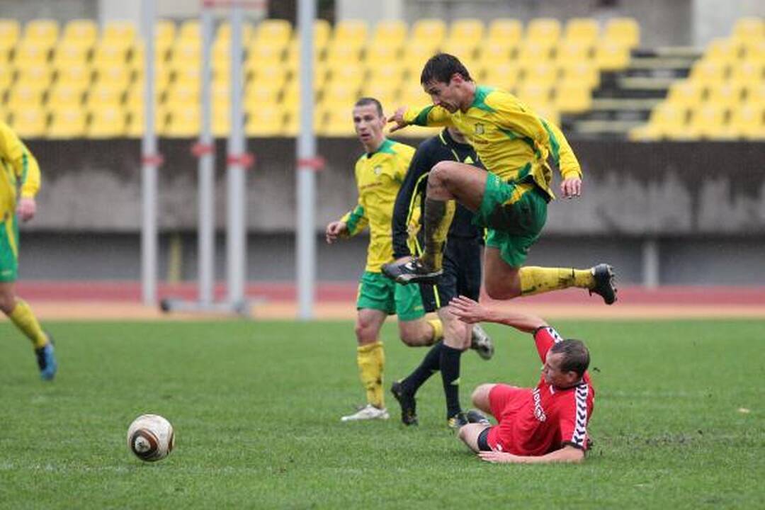 Kauniečių derbį laimėjo FBK „Kaunas“ futbolininkai 