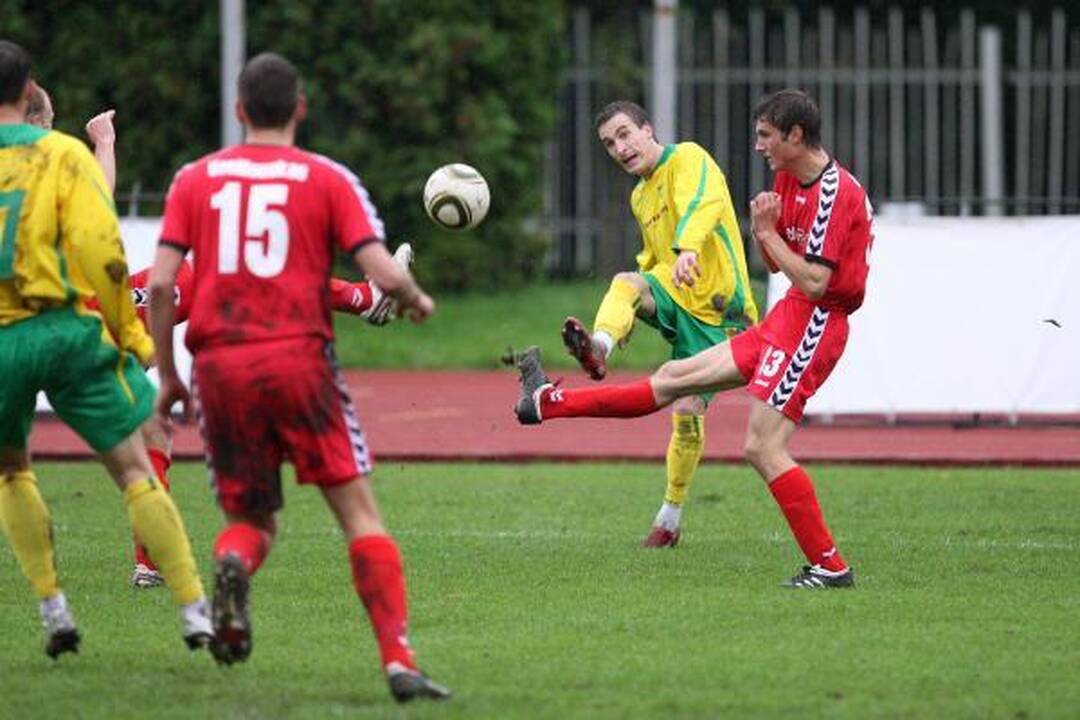 Kauniečių derbį laimėjo FBK „Kaunas“ futbolininkai 