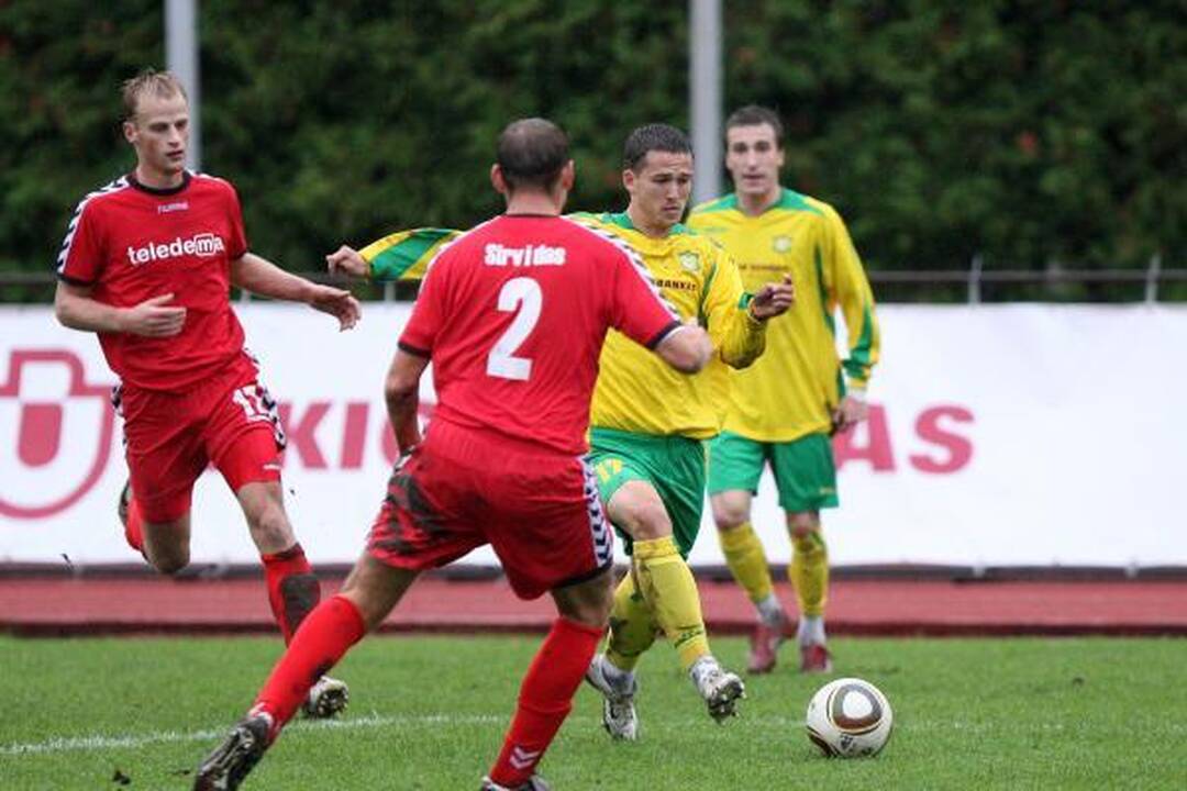 Kauniečių derbį laimėjo FBK „Kaunas“ futbolininkai 