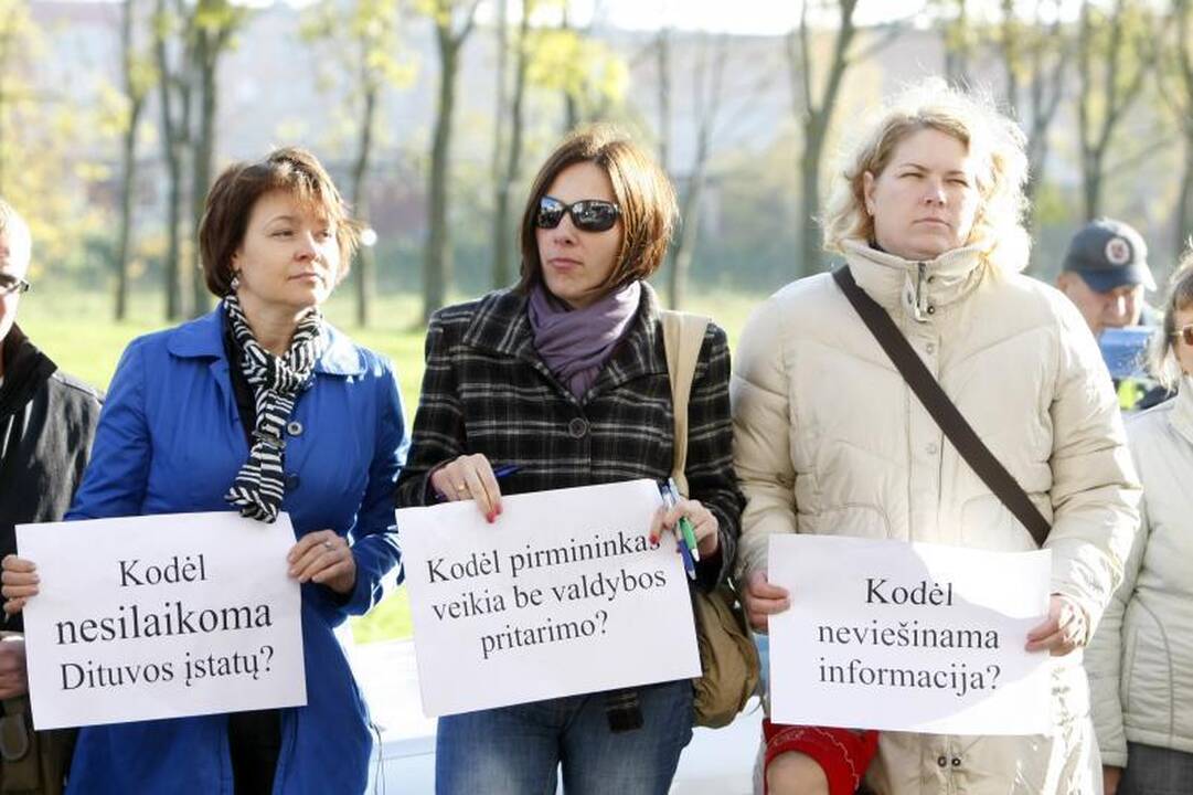Mitingavę dituviškiai: bendrijos pirmininkas - apsišaukėlis!