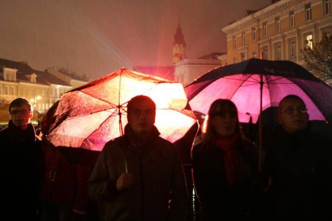 Vilniaus rotušę talžė liepsnų liežuviai 
