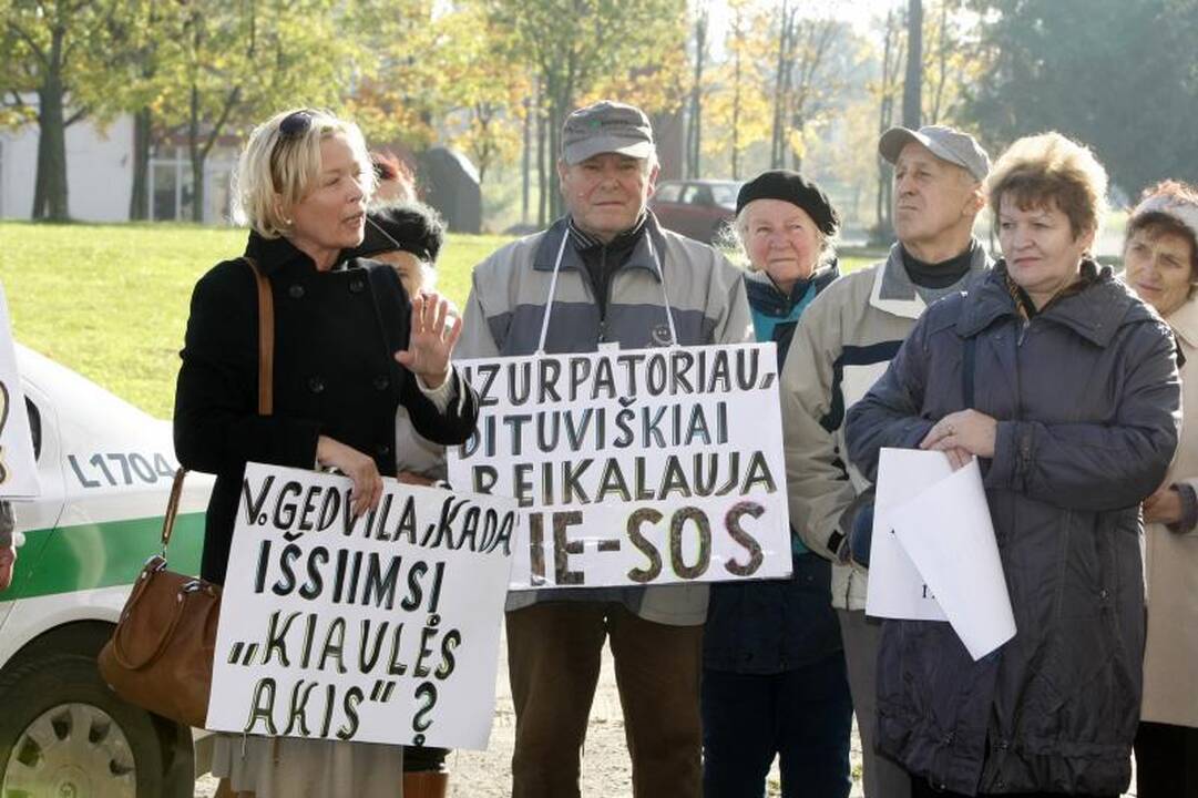Mitingavę dituviškiai: bendrijos pirmininkas - apsišaukėlis!